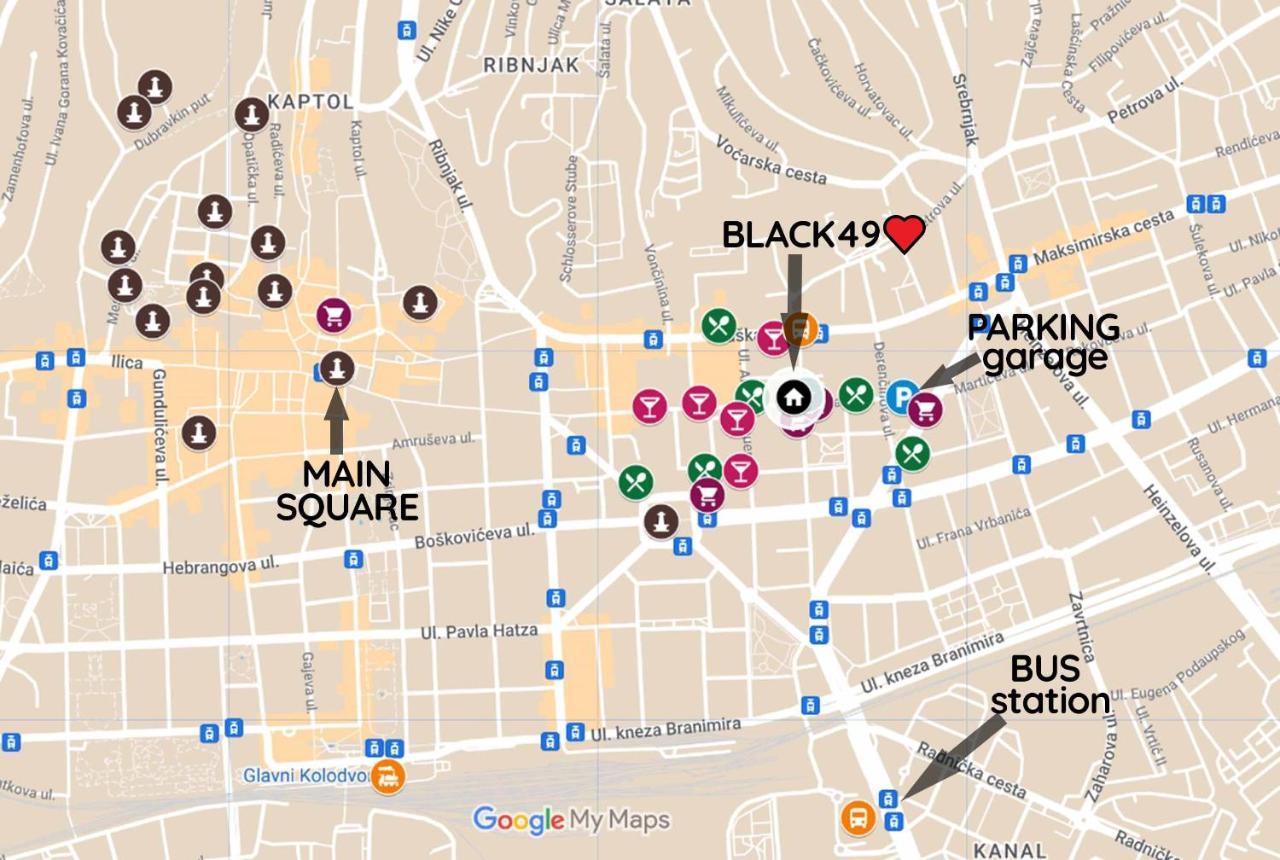 Black 49 Zagreb Eksteriør billede